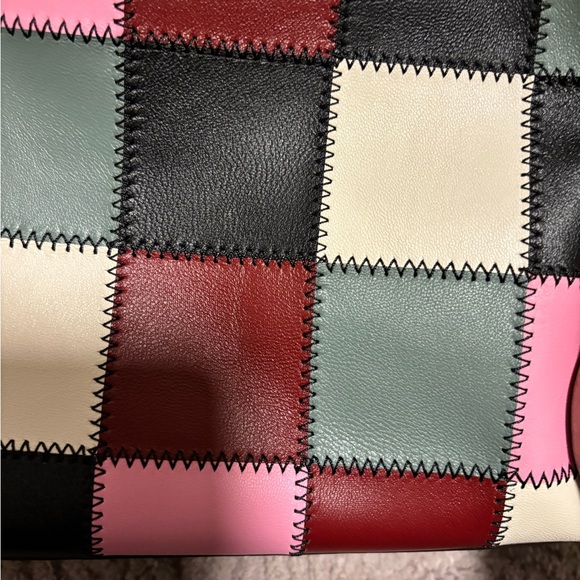 Coachtopia Alter/Ego Slouchy Shoulder Bag In Checkerboard Upcrafted Leather - Picture 3 of 16